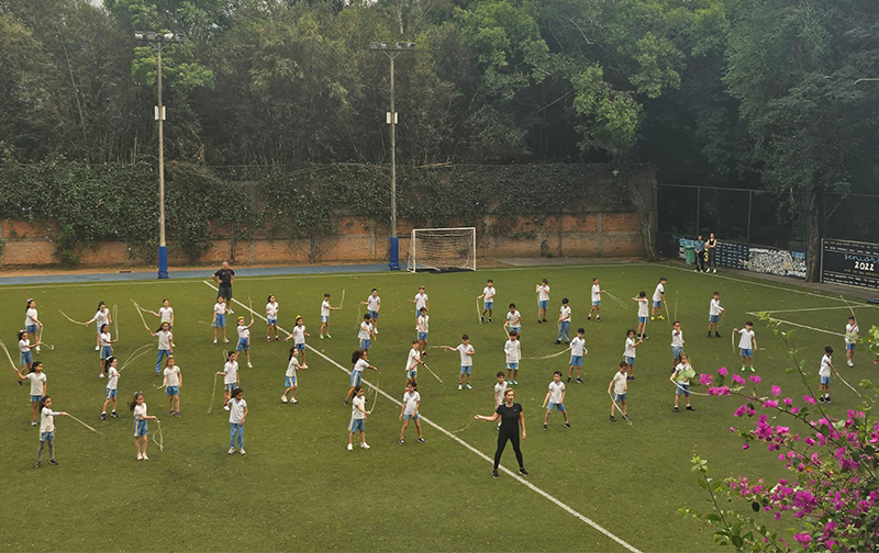 Exhibición gimnástica.